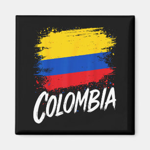 Kolumbienliebhaber kolumbianische Flagge Magnet