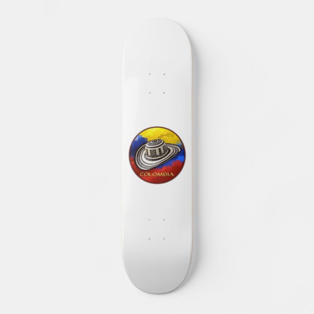 KolumbienSombrero Vueltiao Skateboard (Vorderseite)