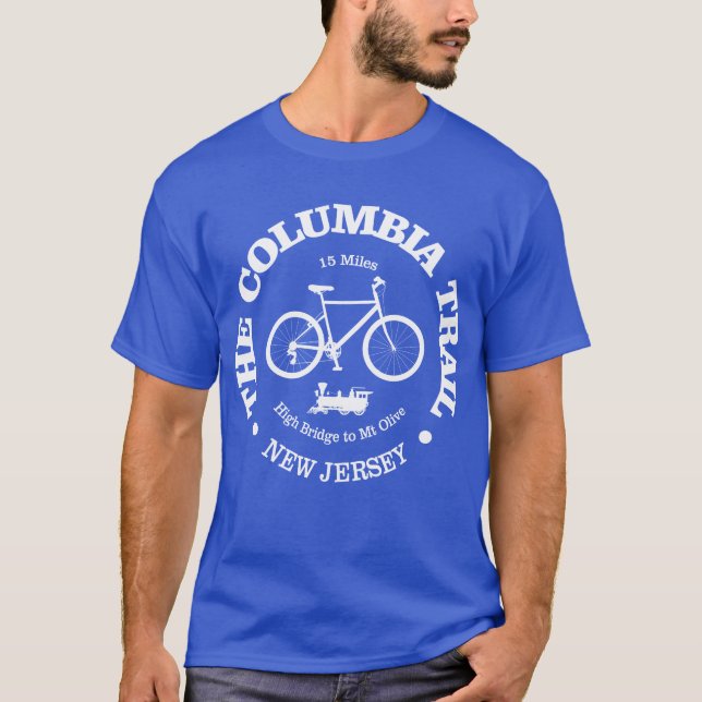 Kolumbienweg (Radfahren) T-Shirt (Vorderseite)