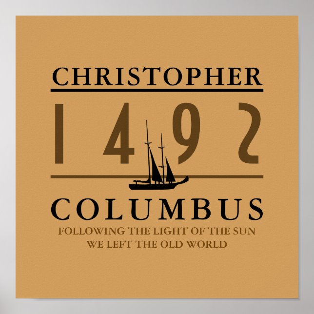 Kolumbus 1492 poster (Vorne)