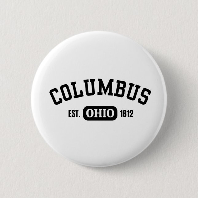 Kolumbus Ohio est.1812 Button (Vorderseite)