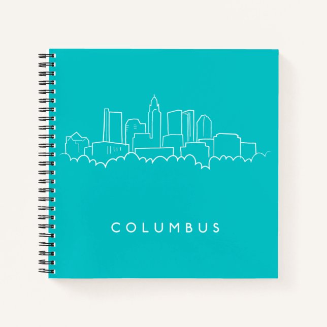 Kolumbus, Ohio Skyline Notizbuch (Vorderseite)