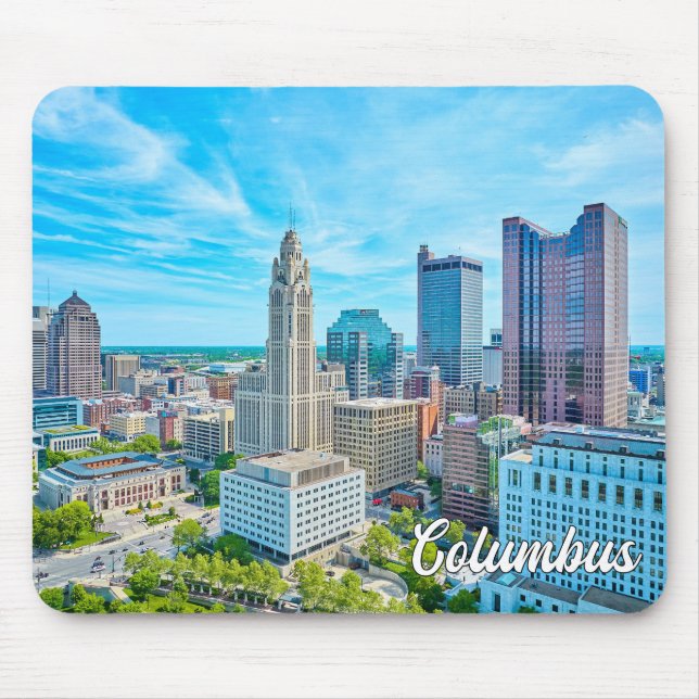 Kolumbus, Ohio, Vereinigte Staaten Mousepad (Vorne)