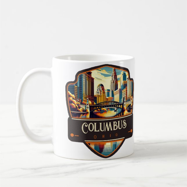 Kolumbus, Ohio | VINTAG Kaffeetasse (Links)