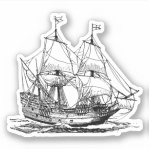 Kolumbus Schiff Aufkleber