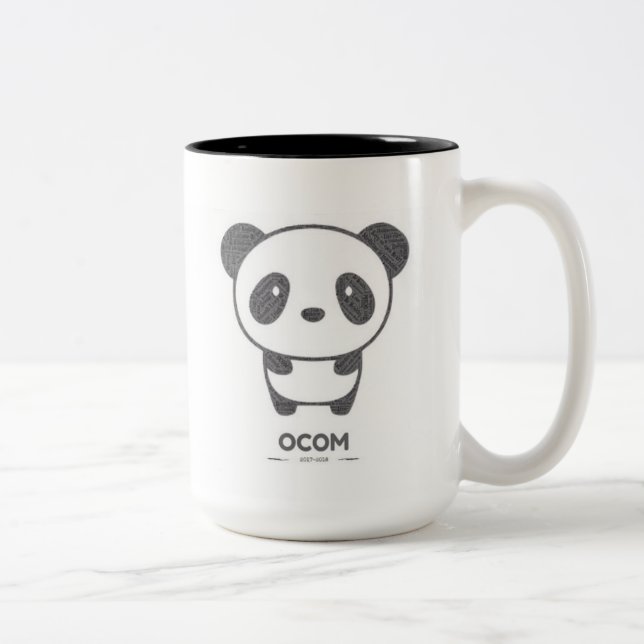 KOM 2017-18 Panda-Tasse Zweifarbige Tasse (Rechts)