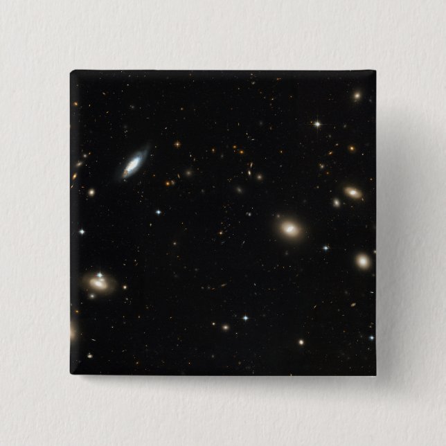 Koma-Galaxienhaufen Button (Vorderseite)