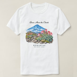 Komakusa Alpine Blume T-Shirt – Hellfarbe