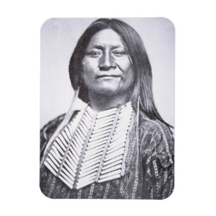 KomancheTribesman, 1872 (b/w Foto) Magnet