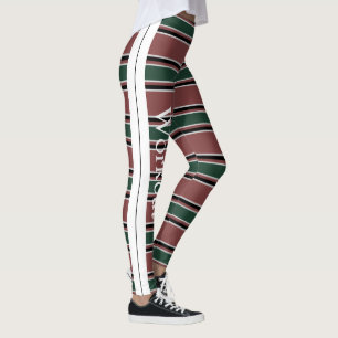 Kombination aus Retro und modernem Design l Strips Leggings