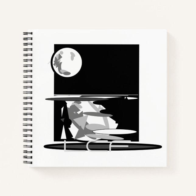 Kombinationsblatt und Schriftblatt Notizbuch (Vorderseite)