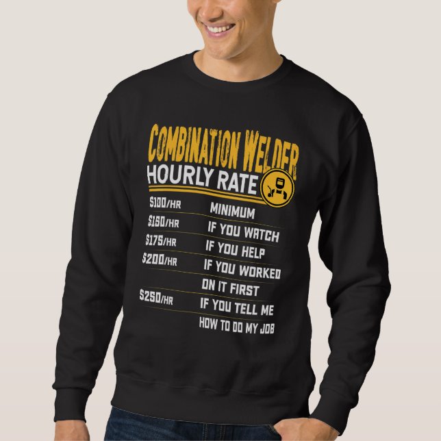 Kombinationsleitzahl für Welder Sweatshirt (Vorderseite)