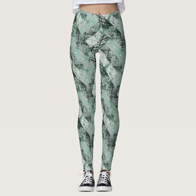 Kombiniert, ethnisch, afrikanisch leggings (Vorderseite)