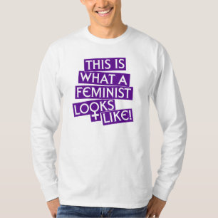 Kombiniert - feministisch/Benahm sich Frauen T-Shirt