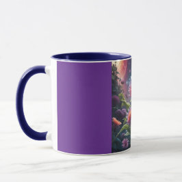 Kombitasse, 325ml (Twilight Flower-6) Tasse