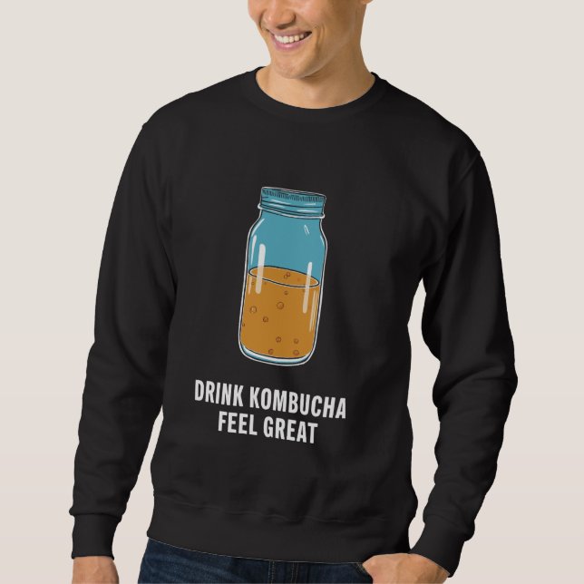 Kombucha Benefits Brewer Maker Tea Lover 3 Sweatshirt (Vorderseite)