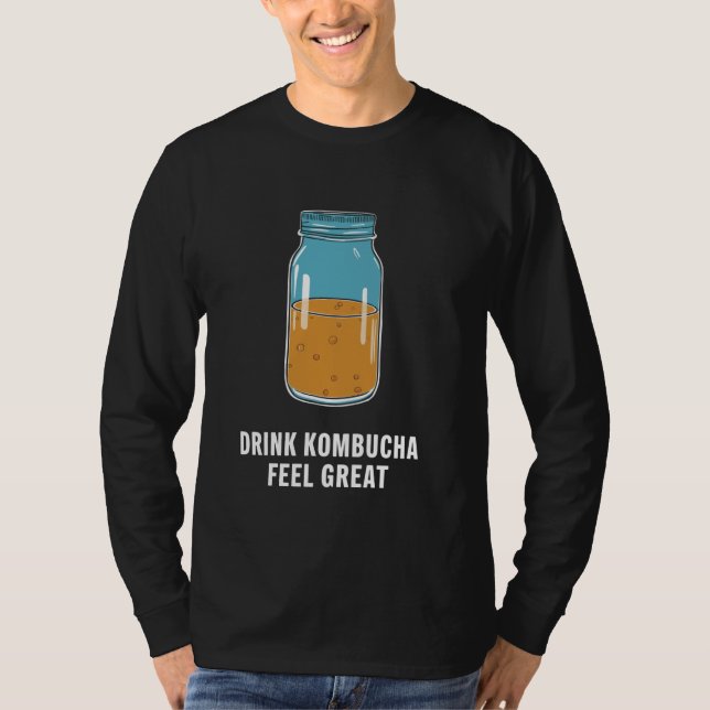 Kombucha Benefits Brewer Maker Tea Lover 3 T-Shirt (Vorderseite)