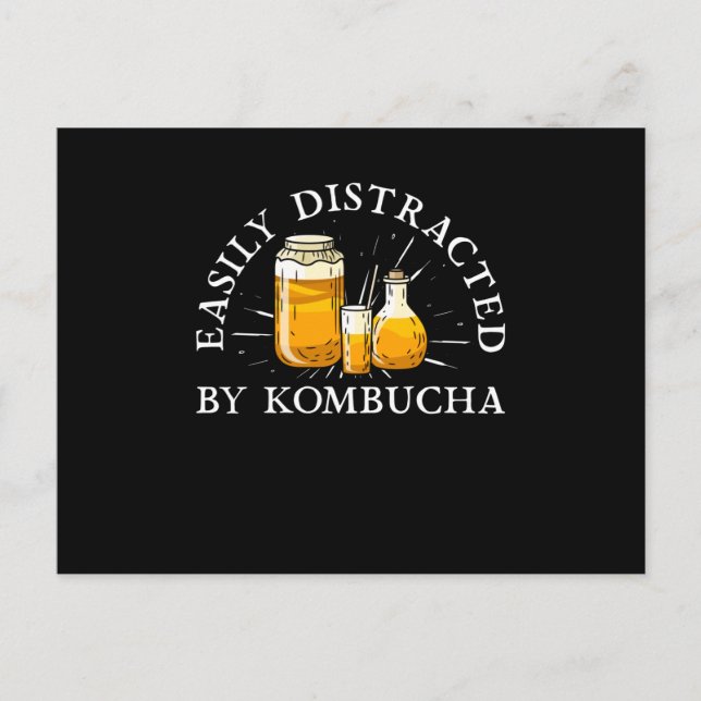 Kombucha Drink Postkarte (Vorderseite)