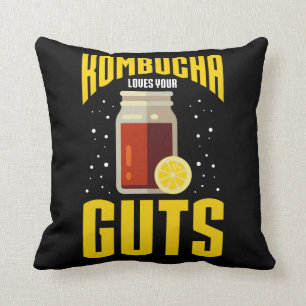 Kombucha Liebe Ihre Weine Kombucha Tea Drink Kissen