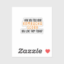 KombuchaScobyLove-Vinyl Sticker