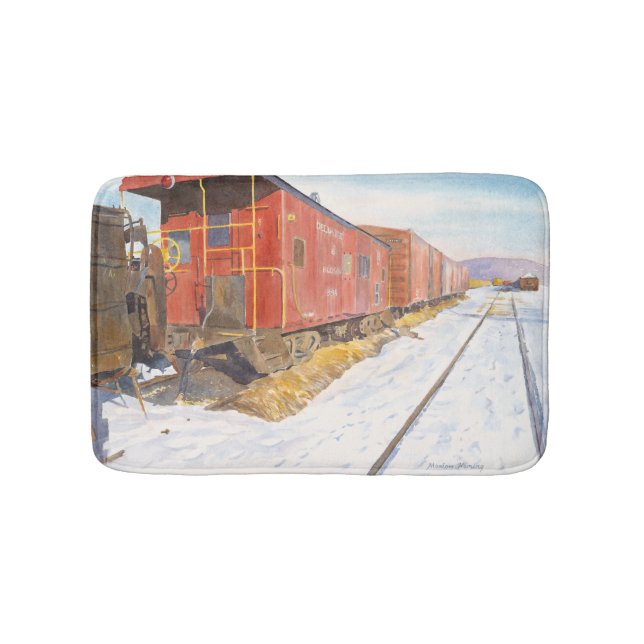 Kombüse des Oneonta Eisenbahn-Yard-D&H Badematte (Vorderseite)