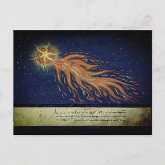 Komet | postkarte