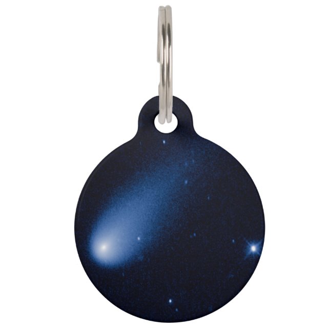 Komet und Sterne Haustiermarke (Vorderseite)