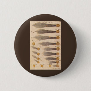 Kometen von Stanislaw Lubieniecki, Vintage Astrono Button