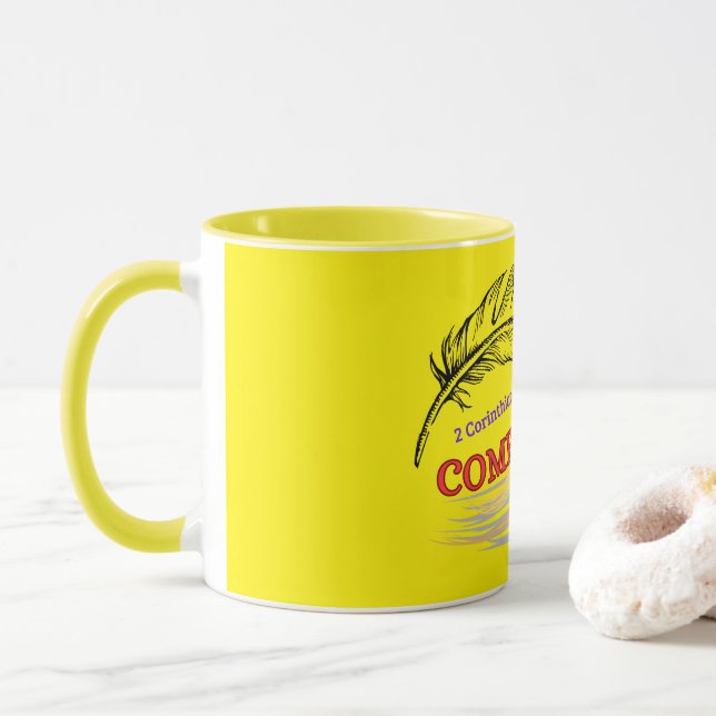 Komfort (2 Korinthen 1 : 3) Tasse & Cup (Mit Donut)