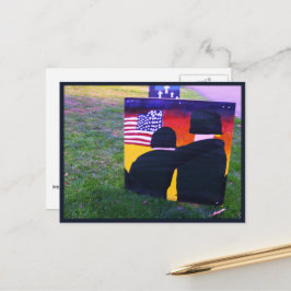 Komfort eines Soldaten - Postkarte