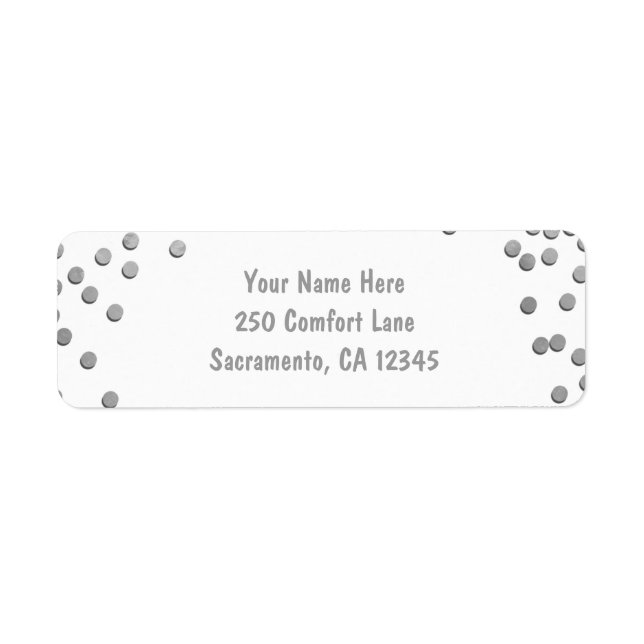 Komfort & Freude Silver Holiday Weihnachten Einlad (Vorne)