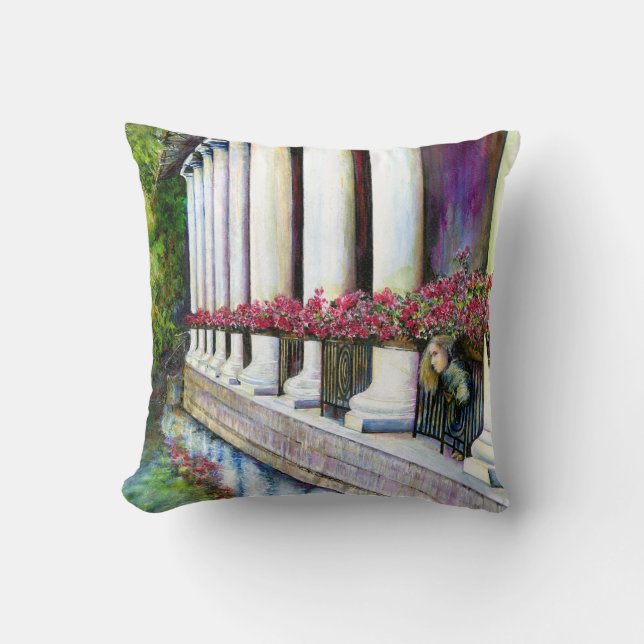 Komfort ist der Feind des Fortschritts Kissen (Vorderseite)