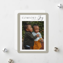 Komfort + Joliday Foto Card Feiertagskarte