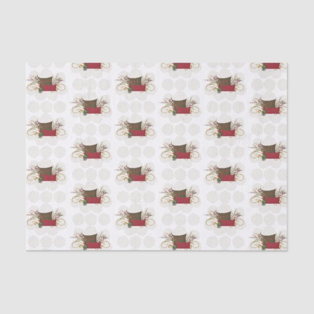 Komfort und Freude im Sessel Seidenpapier (Vorderseite)