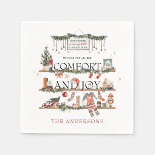 Komfort und Freude Merry Little Christmas Party Serviette