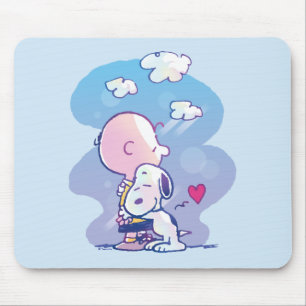 Komfort und Sicherheit   Charlie & Snoopy Hug Mousepad