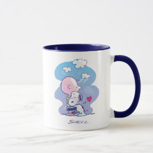 Komfort und Sicherheit   Charlie & Snoopy Hug Tasse