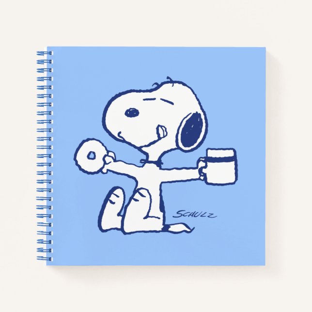 Komfort und Sicherheit | Glück ist morgendliche Ri Notizbuch (Vorderseite)