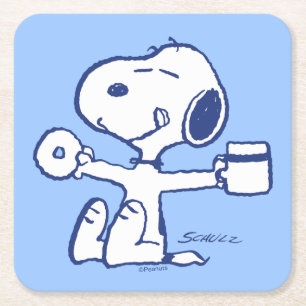 Komfort und Sicherheit   Glück ist morgendliche Ri Rechteckiger Pappuntersetzer