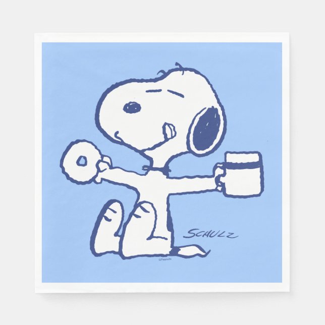 Komfort und Sicherheit | Glück ist morgendliche Ri Serviette (Vorderseite)