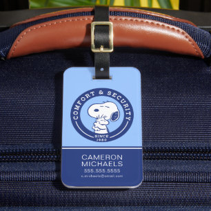 Komfort und Sicherheit   Snoopy & Woodstock Hug Gepäckanhänger