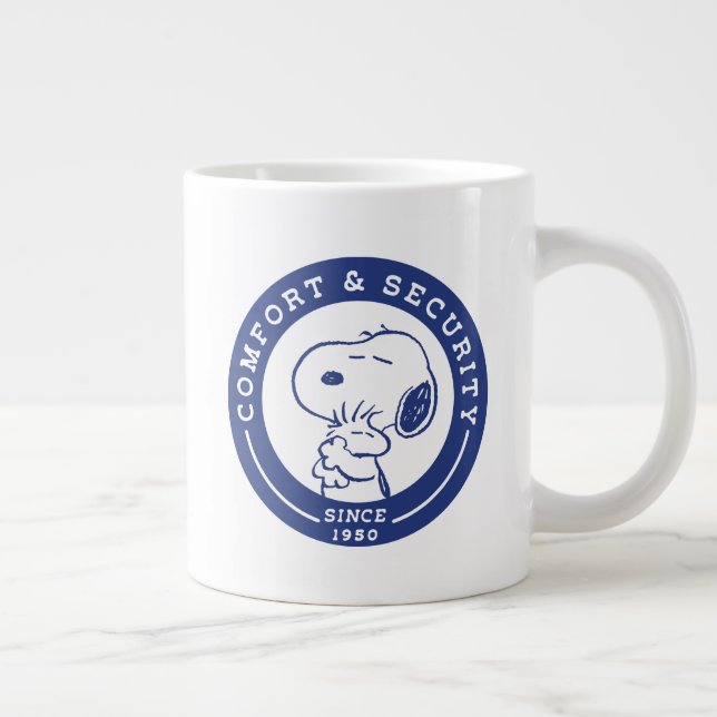 Komfort und Sicherheit | Snoopy & Woodstock Hug Jumbo-Tasse (Rechts)