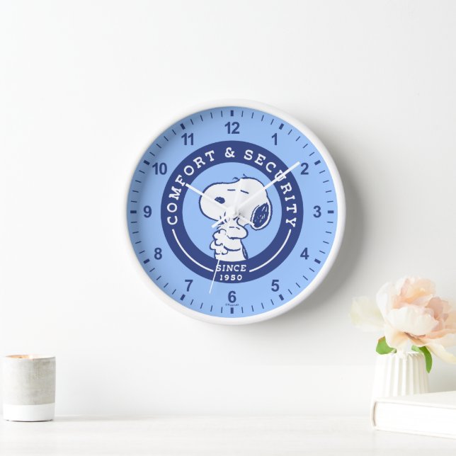 Komfort und Sicherheit | Snoopy & Woodstock Hug Uhr (Zuhause)