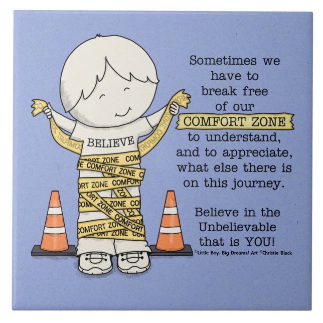 Komfort-Zone Fliese (Vorderseite)