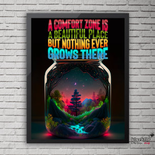Komfort-Zone Poster