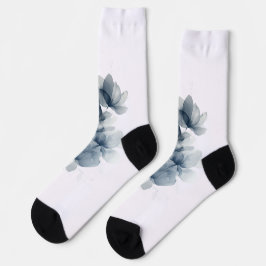 komfortabel und blumig socken