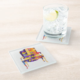 KOMFORTABEL, WÄHREND SIE EINEN GETRÄNK HABEN GLASUNTERSETZER