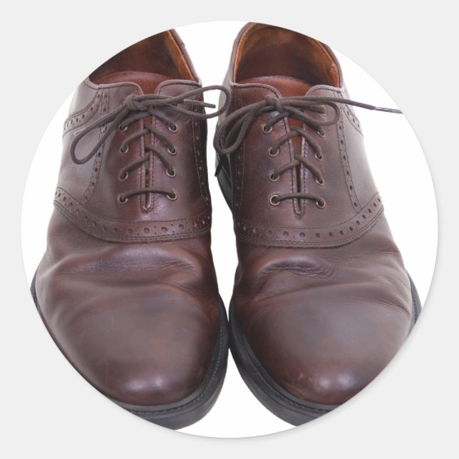 KomfortabelLoafers080909 Runder Aufkleber (Vorderseite)