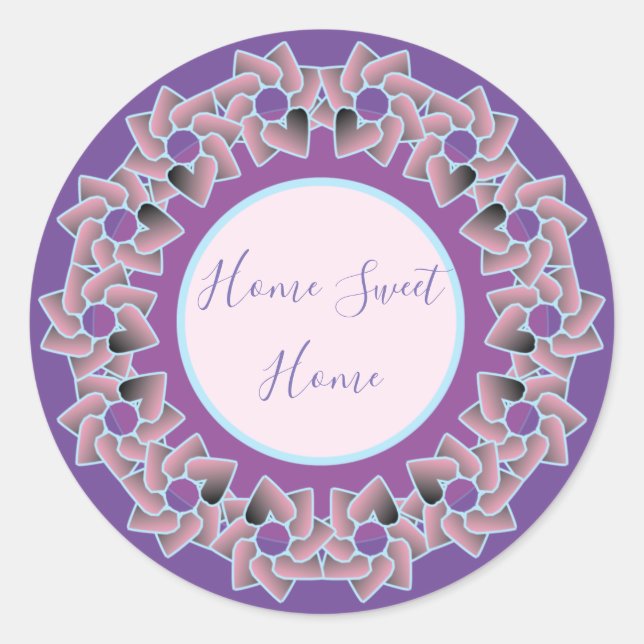 Komfortabler und hübscher Rundaufkleber Runder Aufkleber (Vorderseite)