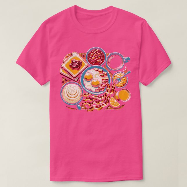 Komfortables Frühstück T-Shirt (Design vorne)